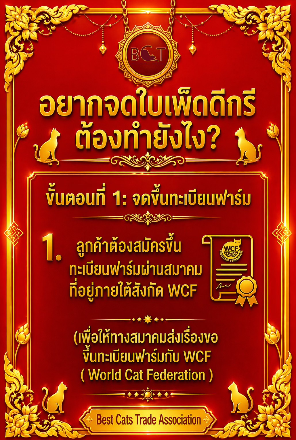 จดใบเพ็ดดีกรี ต้องทำยังไง
